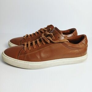Oliver Cabell Low 1 'Lion' Tan Leather Shoes Mens Made in Italy Size 9 US 42 EU